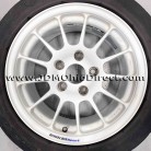 JDM Enkei Sport RC-T5 White 15" Wheel and Tire Set 